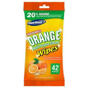 PowerHouse Orange Citrus All Purpose Cleaner Wipes
