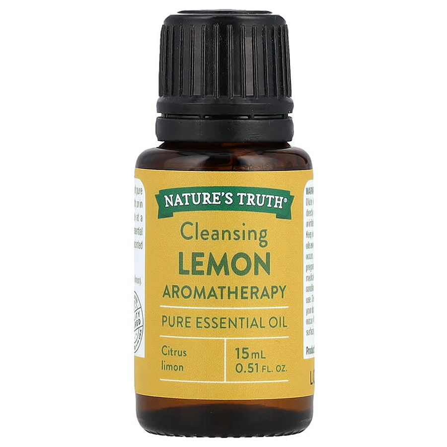 Nature's Truth Pure Essential Oil, Cleansing Lemon 0.51 Fl Oz