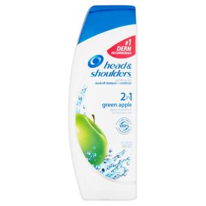 Head & Shoulders Green Apple Anti-Dandruff Paraben Free 2 In 1 Shampoo Conditioner 13.5 Fl Oz