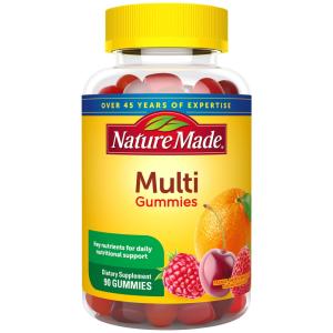 Nature Made Multivitamin Orange Cherry & Mixed Berry Flavored Adult Gummies