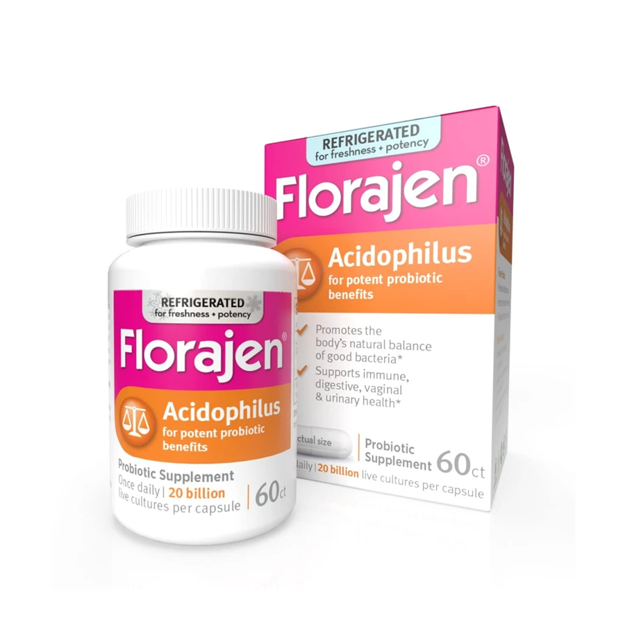 Florajen Acidophilus Probiotic Capsules 60 Caps