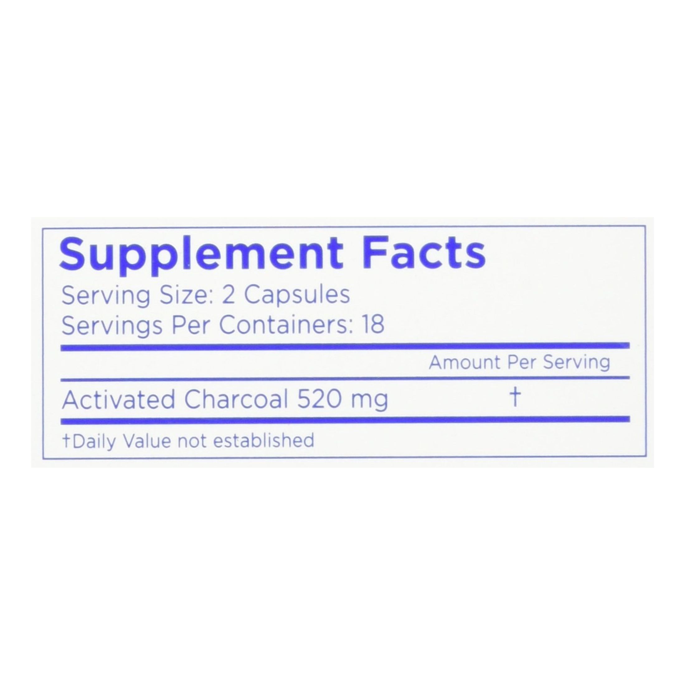 Charcocaps Anti Gas Formula, 260 Mg, Capsules