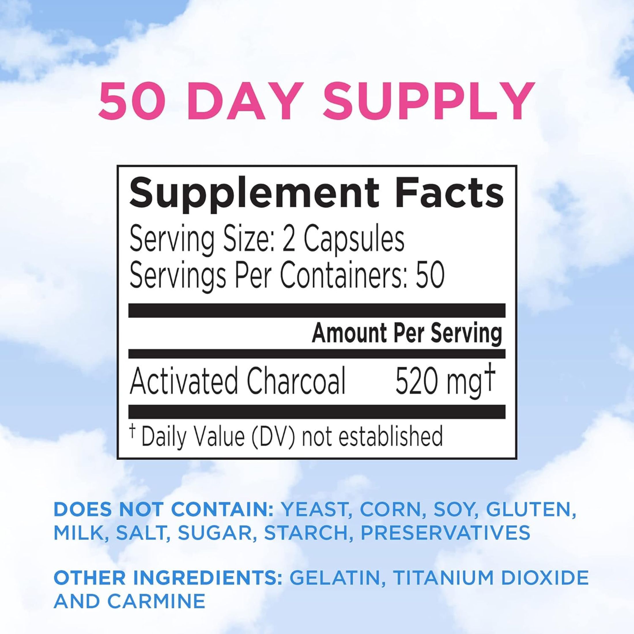 Charcocaps Anti-Gas Formula Capsules 100 Ea
