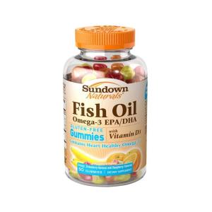 Sundown Naturals Fish Oil Omega-3 Gummies With Vitamin D3