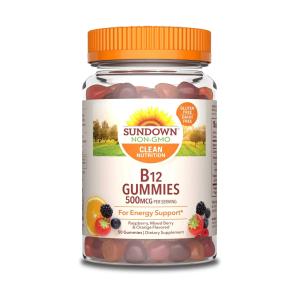 Sundown Naturals B12 Gummies 500 Mcg