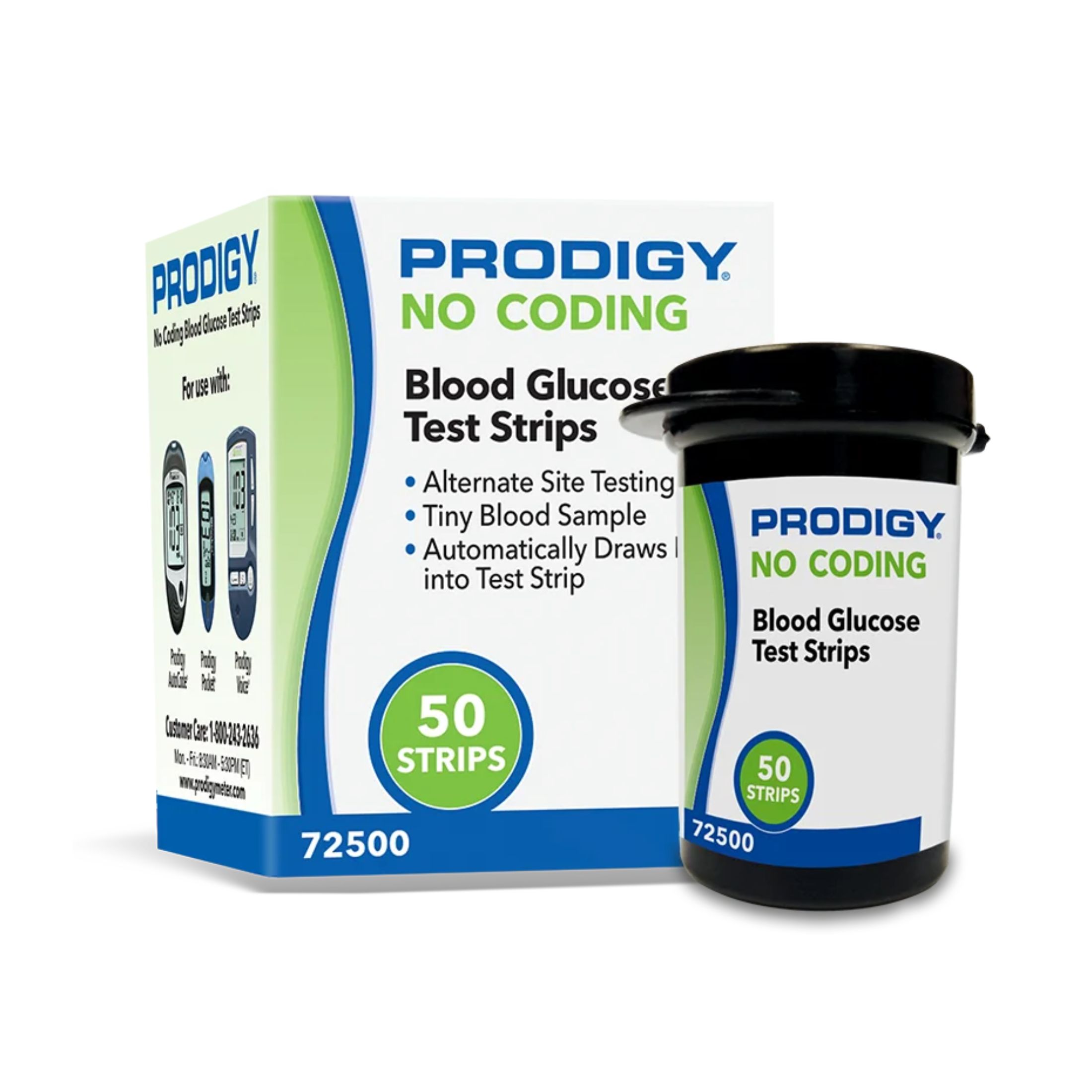 Prodigy Combo Pack 25 Piece 20 X 50 Ct Strips +5 Free Meters