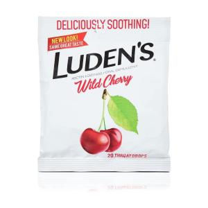 Luden's Throat Drops, Wild Cherry, 20 Drops