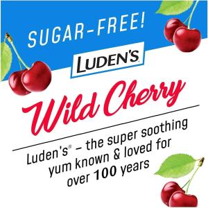 Luden's Throat Drops, Wild Cherry, 20 Drops