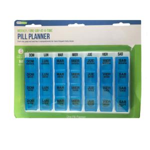 Ezy Dose Pill Planner, Weekly/One Day At A Time, Medium
