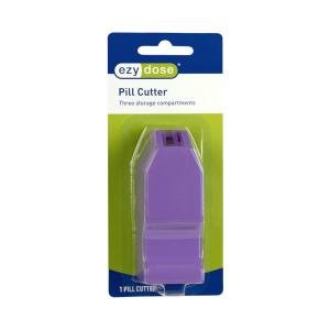 Ezy Dose Deluxe Tablet Cutter And Pill 3 Storage Compartments