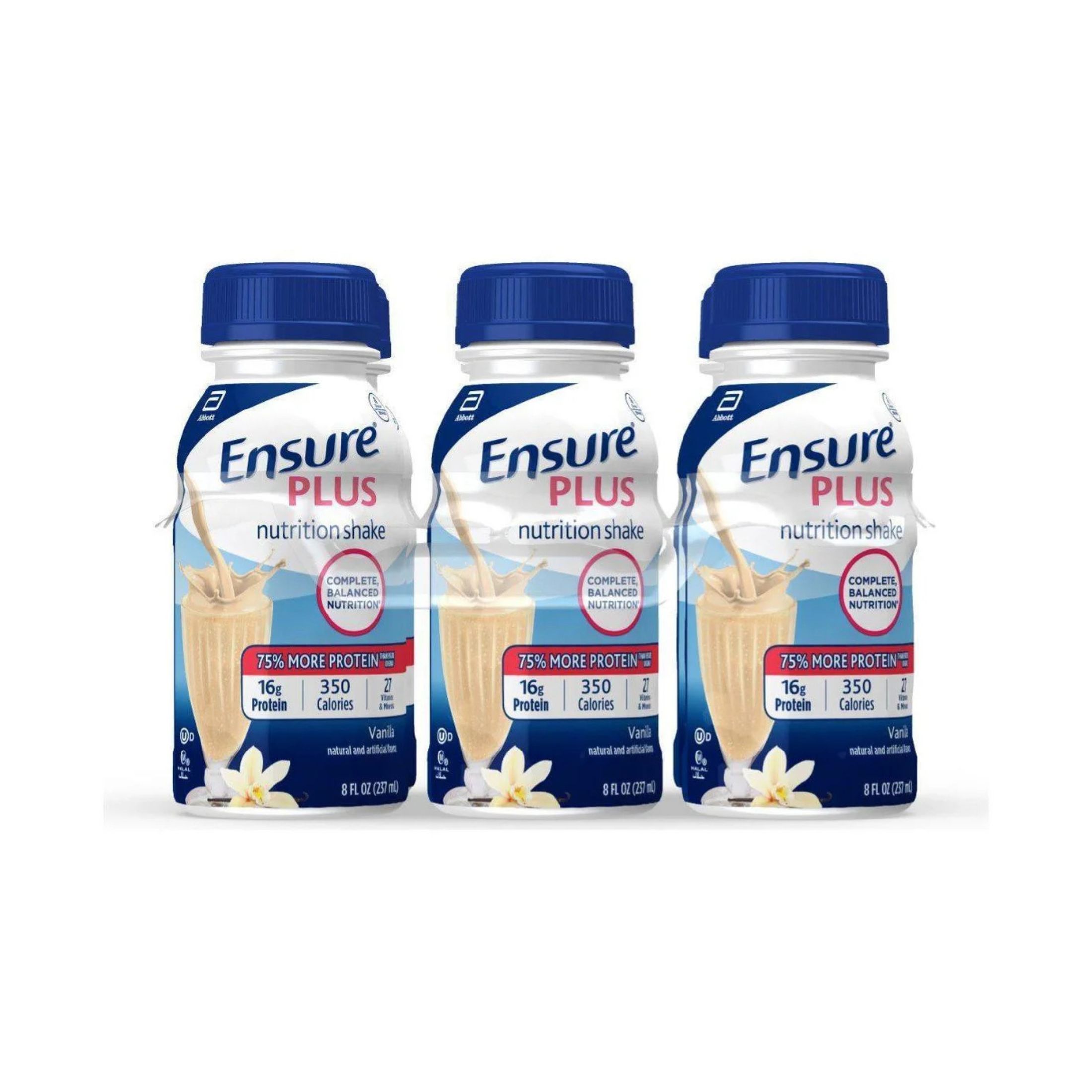 Ensure Plus Nutrition Shake Vanilla Ready To Drink Bottles 48 Fl Oz