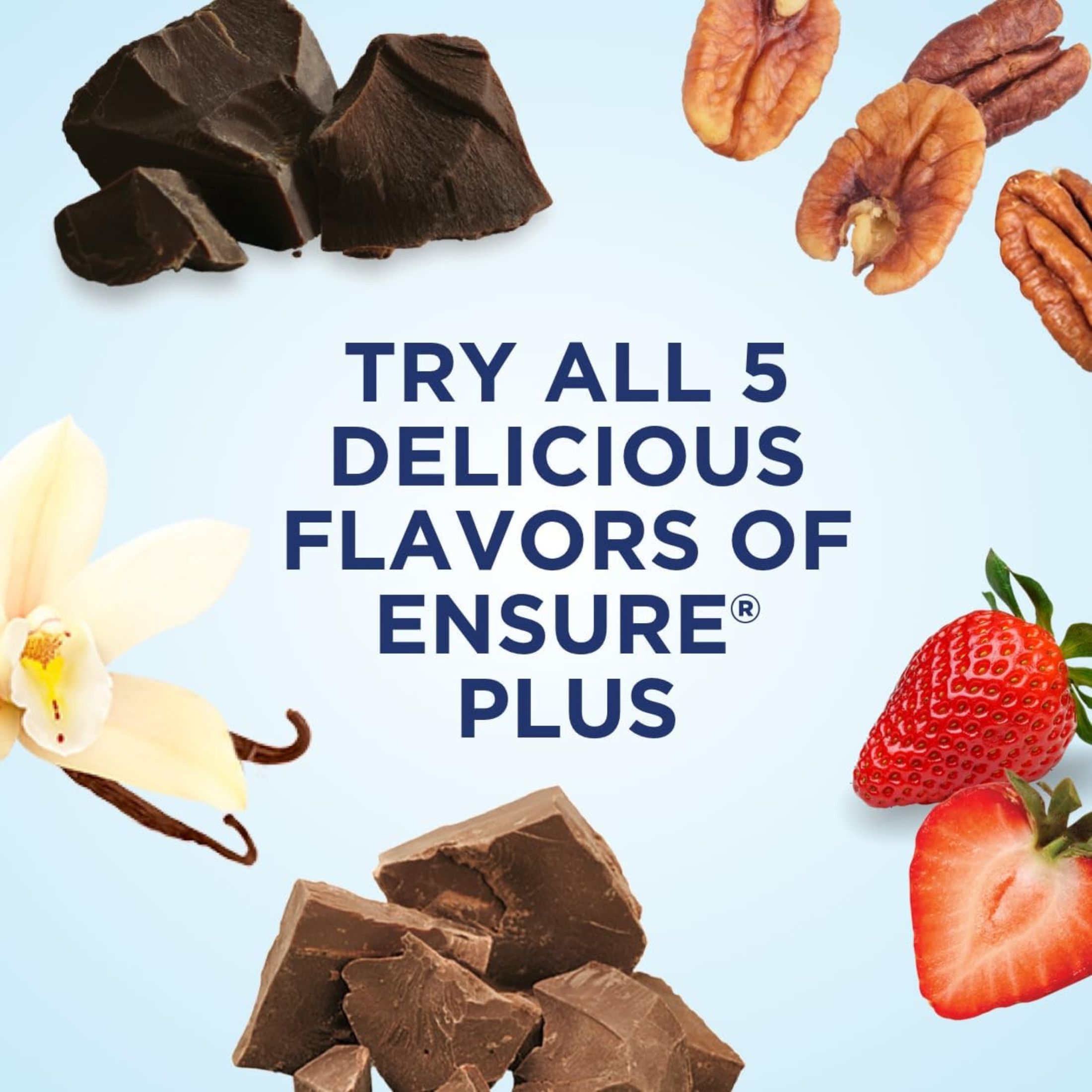 Ensure Plus Nutrition Shake Strawberry Ready-to-Drink 8 Fl Oz Bottle