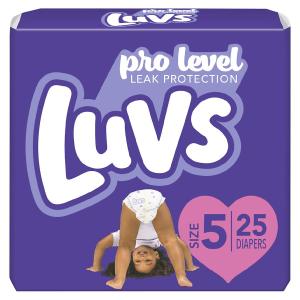 Luvs Pro Level Leak Protection Size 5 Diapers Jumbo