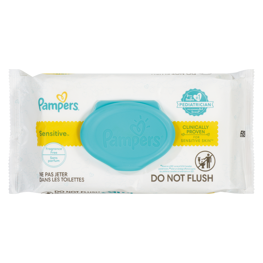 Pampers Sensitive Baby Wipes Travel Pack