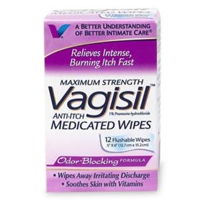 Vagisil Wipes, Medicated, Maximum Strength, Anti Itch