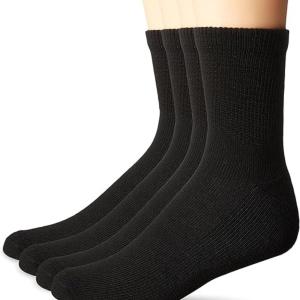Dr. Scholl's Diabetes & Circulatory Health Socks Black Large 1 Pr