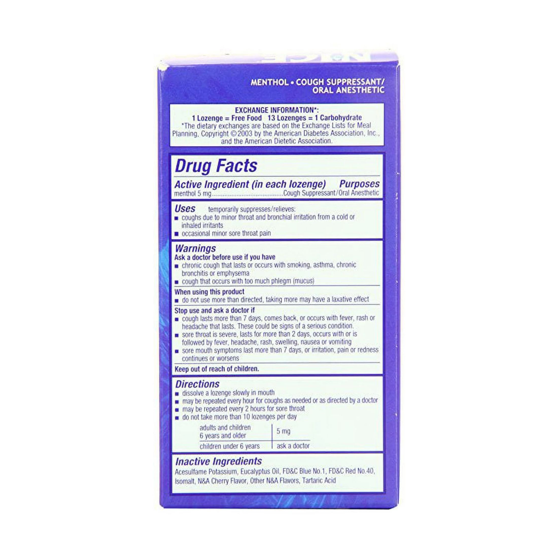 Nice Lozenges Cherry Sugar Fr