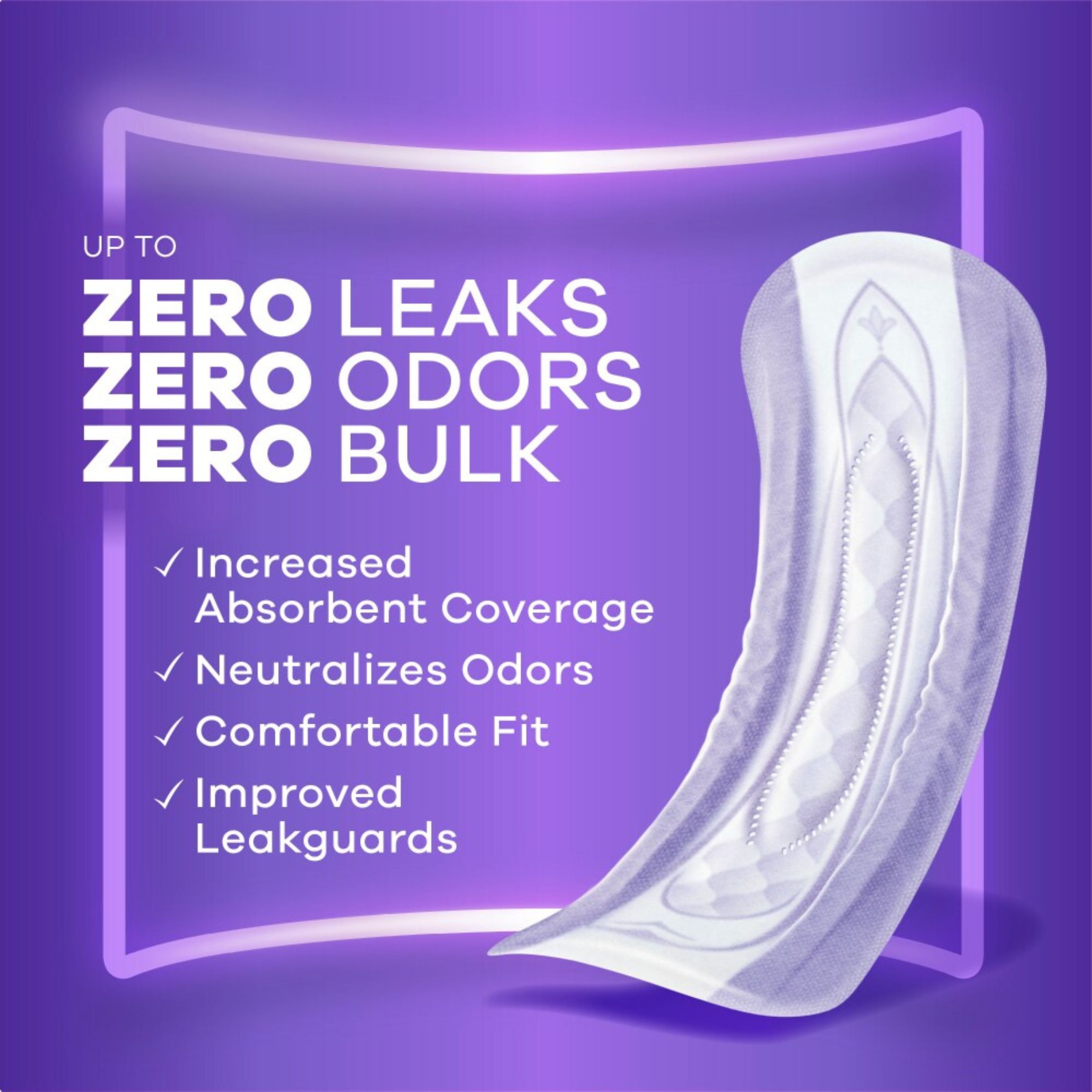 Always Discreet Adult Incontinence Pads For Women Moderate Absorbency Regular Length