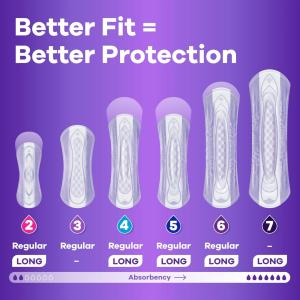 Always Discreet Incontinence Pads For Women, Heavy Absorbency, Long Length