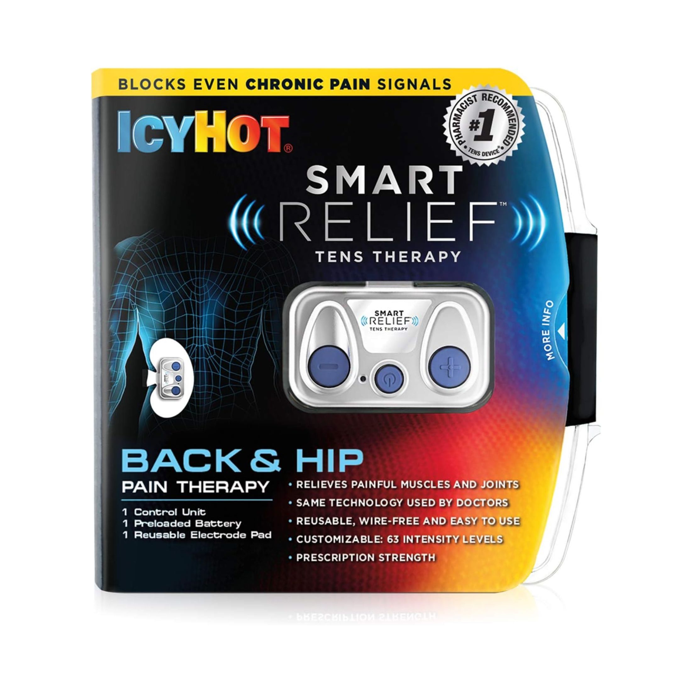 Icy Hot Smart Relief TENS Therapy Back Pain Starter Kit