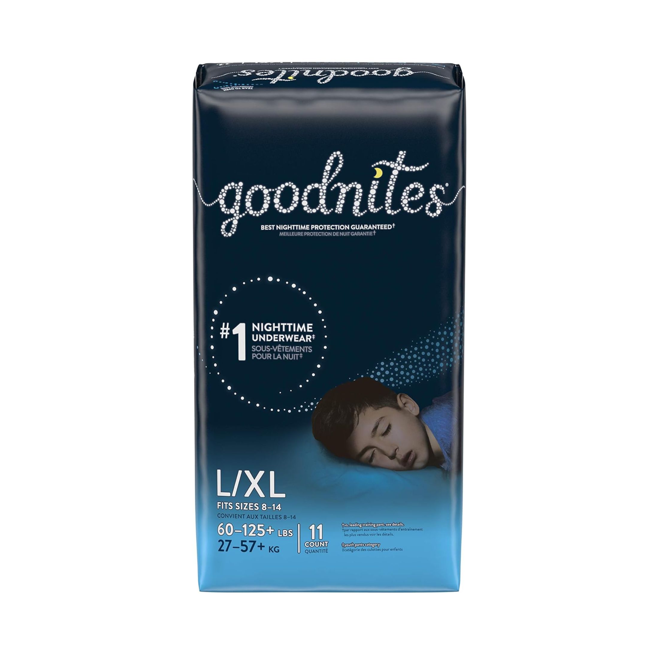 GoodNites Bedtime Bedwetting Underwear For Boys, L Xl, 11 Ct. (Packaging May Vary)