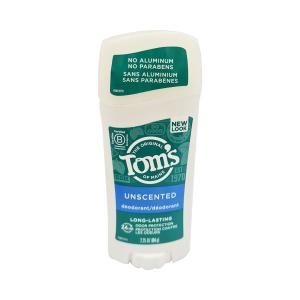 Tom's of Maine Long Lasting Unscented Natural Deodorant Stick - 2.25oz