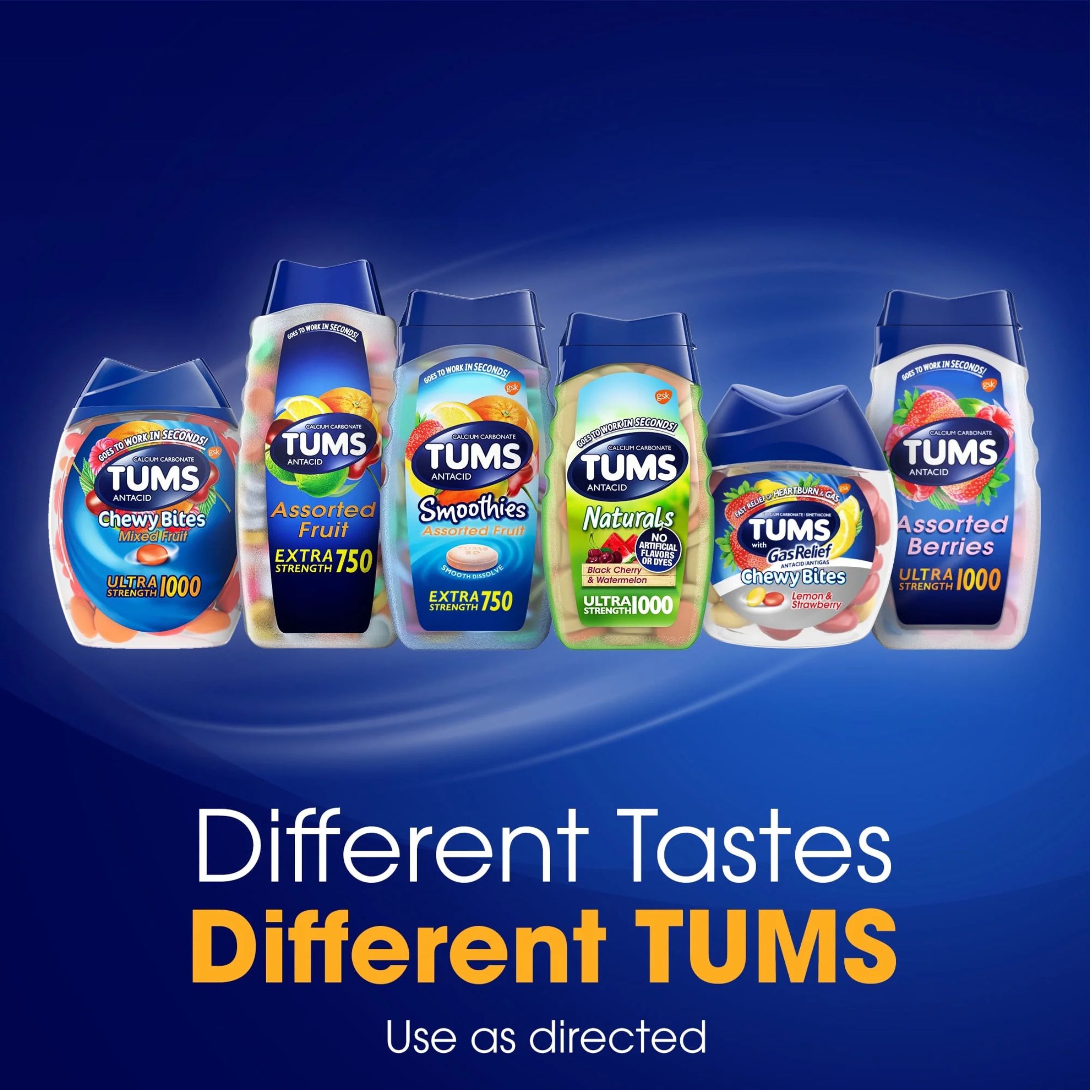 Tums Chewy Delights Ultra Strength Antacid Soft Chews For Heartburn Relief, Very Cherry