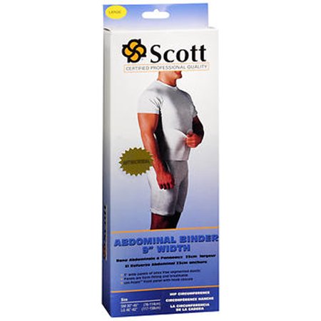 Scott Specialties Abdominal Binder 9 Inch Width Large - Each
