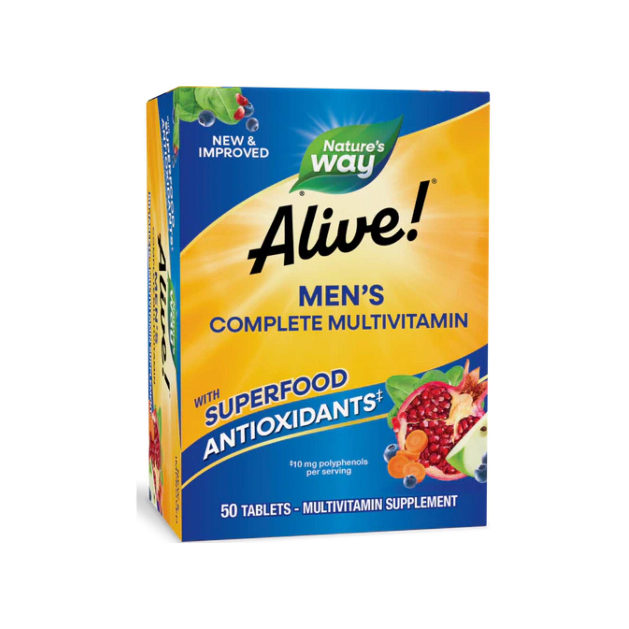 Nature's Way Alive! Complete Multi-Vitamin, Men's Energy, Tablets