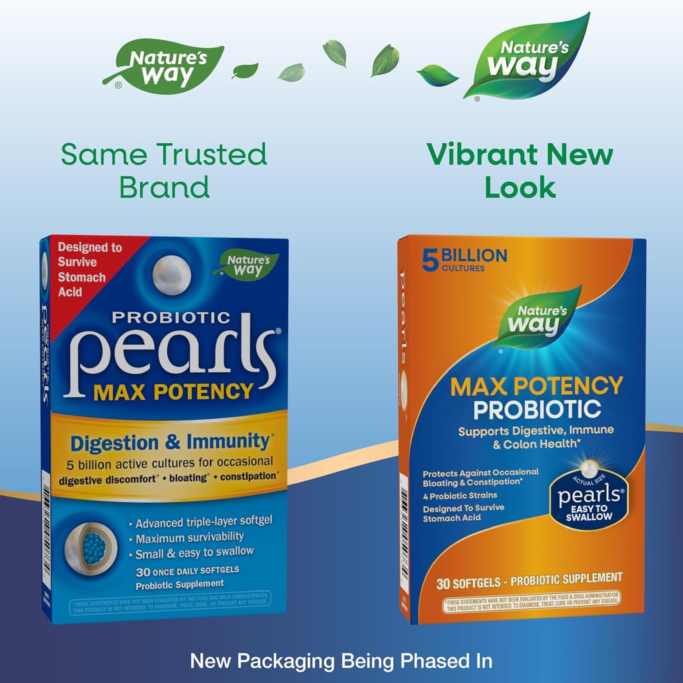 Nature's Way Probiotic Pearls Max Potency Softgels - 30ct