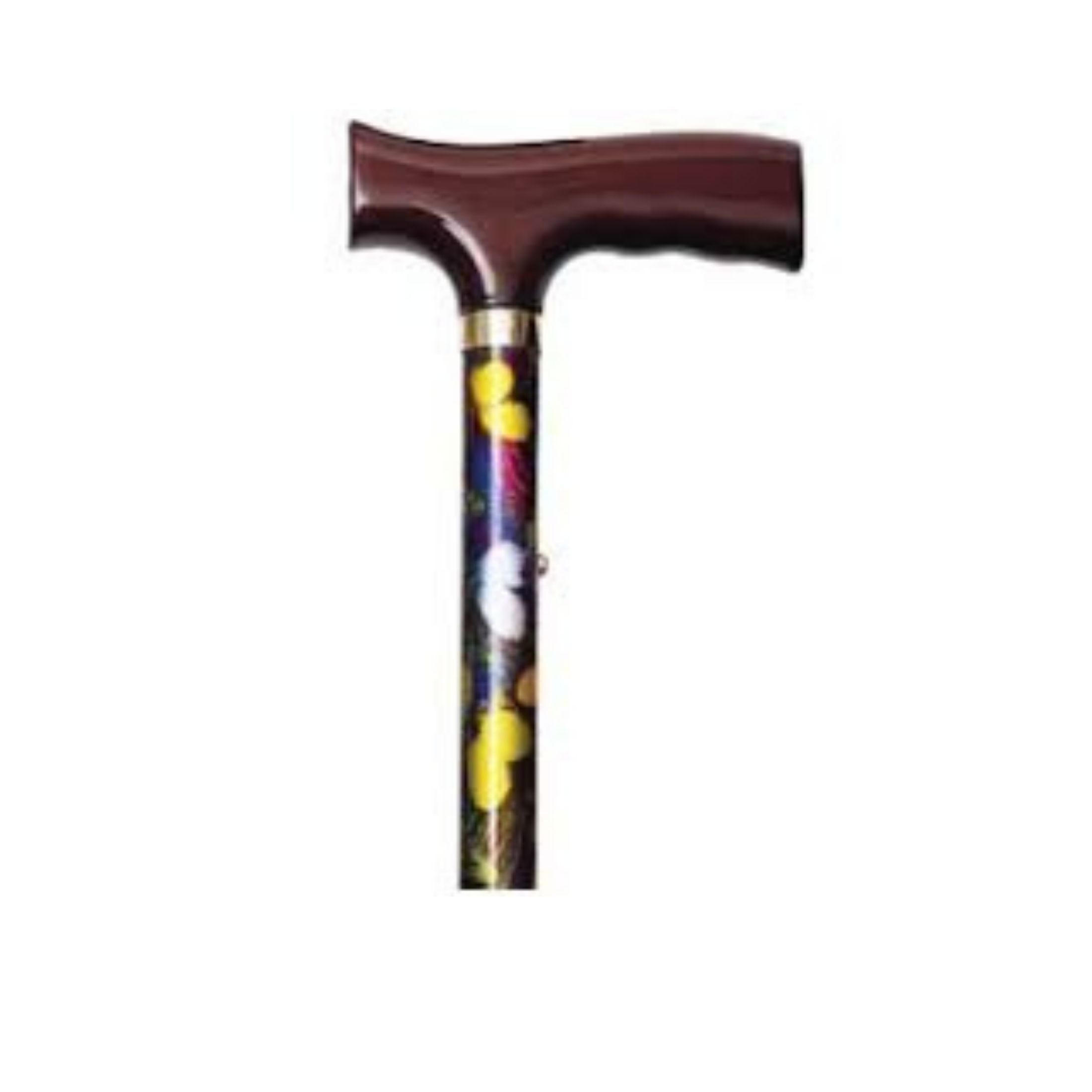 Alex Orthopedic Folding Travel Cane With Fritz Handle, Butterfly