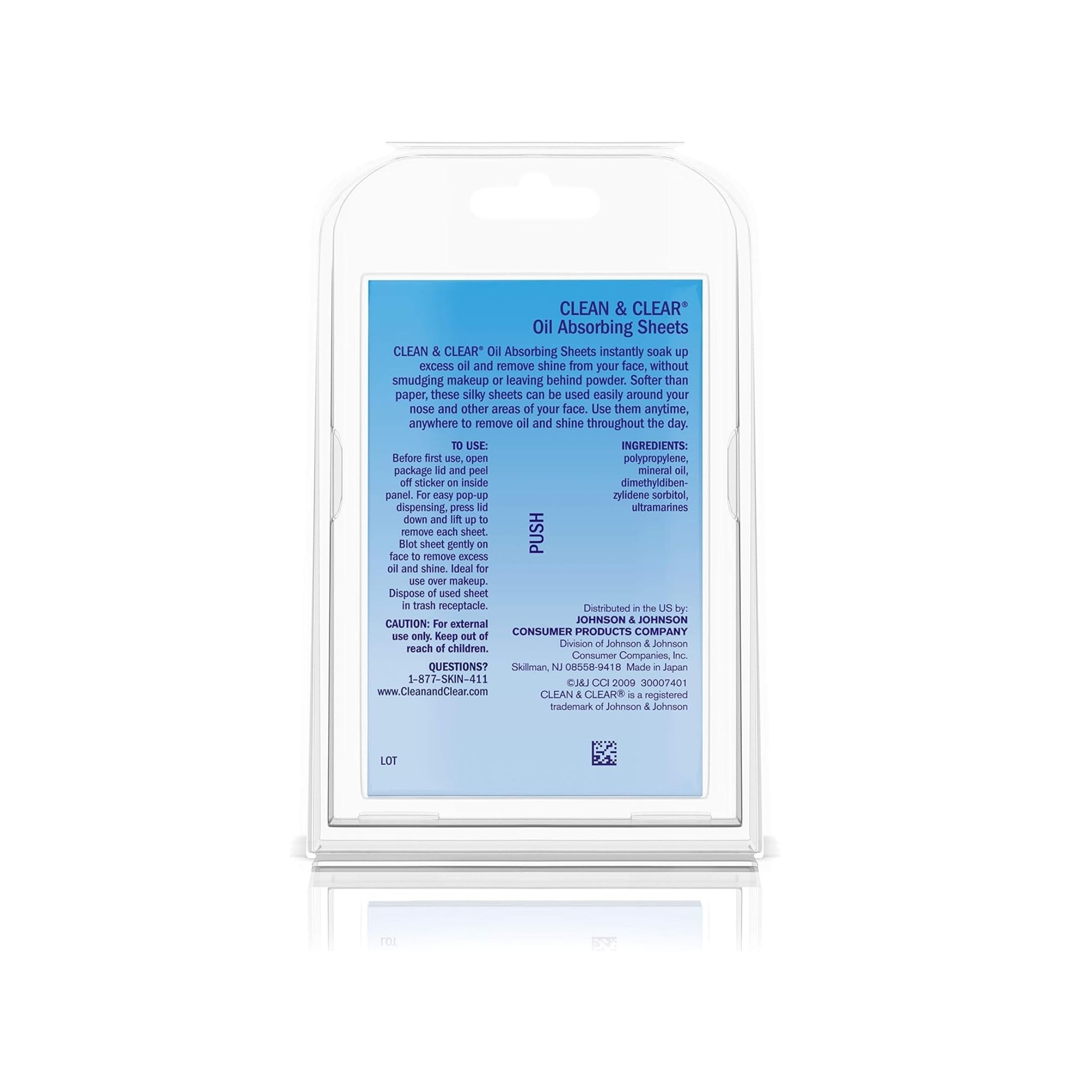 Clean & Clear Essentials Oil Absorbing Sheets For Oily Skin