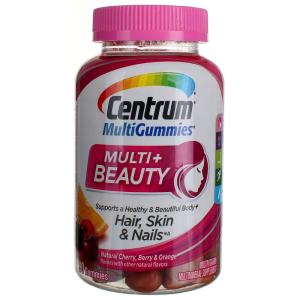 Centrum Multivitamin & Beauty Dietary Supplement Gummies - Cherry Berry & Orange - 90ct