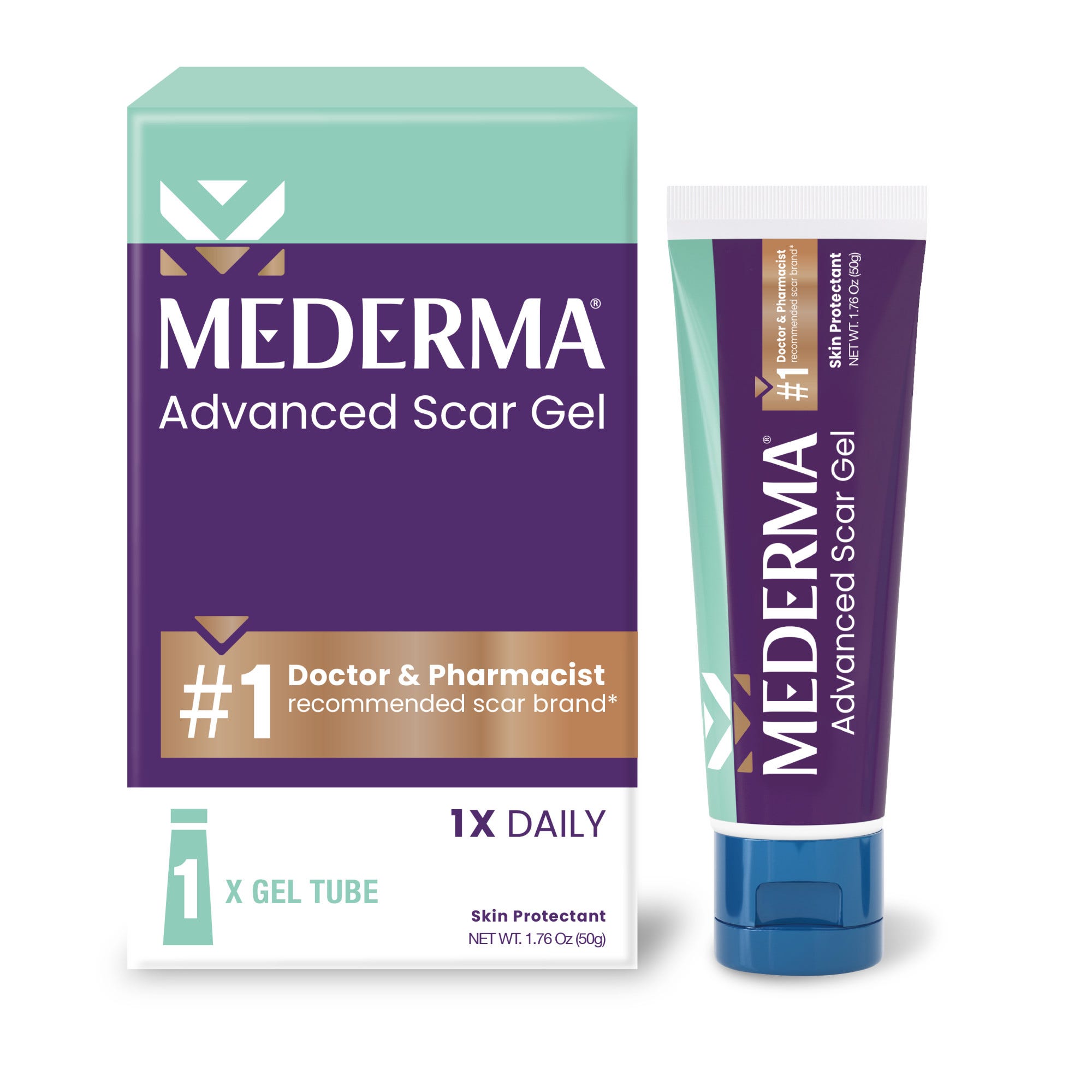 Mederma Advanced Scar Therapy Gel Treats Old And New Scars - 1.76 Oz
