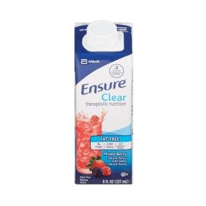 Ensure Clear Therapeutic Nutrition Mixed Berry Ready-to-Drink 8 Fl Oz Cartons