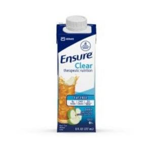 Abbott Nutrition Ensure Clear Therapeutic Apple Ready-to-Drink 8 Fl Oz Cartons