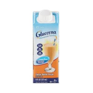 Glucerna Shakes Therapeutic Nutrition Shake, Ready To Use, Butter Pecan, 8-oz Carton 1048239