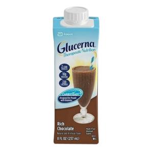 Glucerna Shakes Therapeutic Nutrition For Diabetes People, Rich Chocolate, 8 Oz