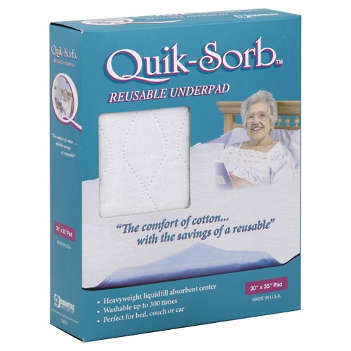 Quik-Sorb Essential Medical Reusable Underpad 30 X 35 Inches