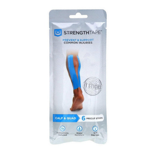 StrengthTape Kinesiology Calf & Quad Taping Kit Blue