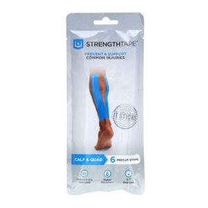 StrengthTape Kinesiology Calf & Quad Taping Kit Blue