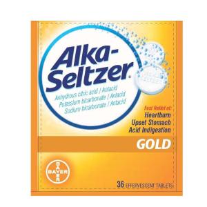 Alka-Seltzer Antacid Gold Effervescent Tablets
