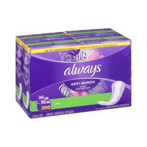 Always Anti-Bunch Xtra Protection Long Unscented Daily Liner