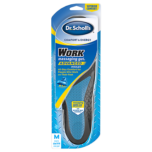 Dr Scholl's Comfort & Energy Work Insoles For Men, Size 8-14, 1 Pair