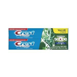 Crest Complete Multi-Benefit Toothpaste, Fluoride, Whitening + Scope Outlast, Mint
