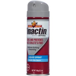 Tinactin Athlete's Foot Antifungal Treatment Liquid Spray, 5.3 Oz Can