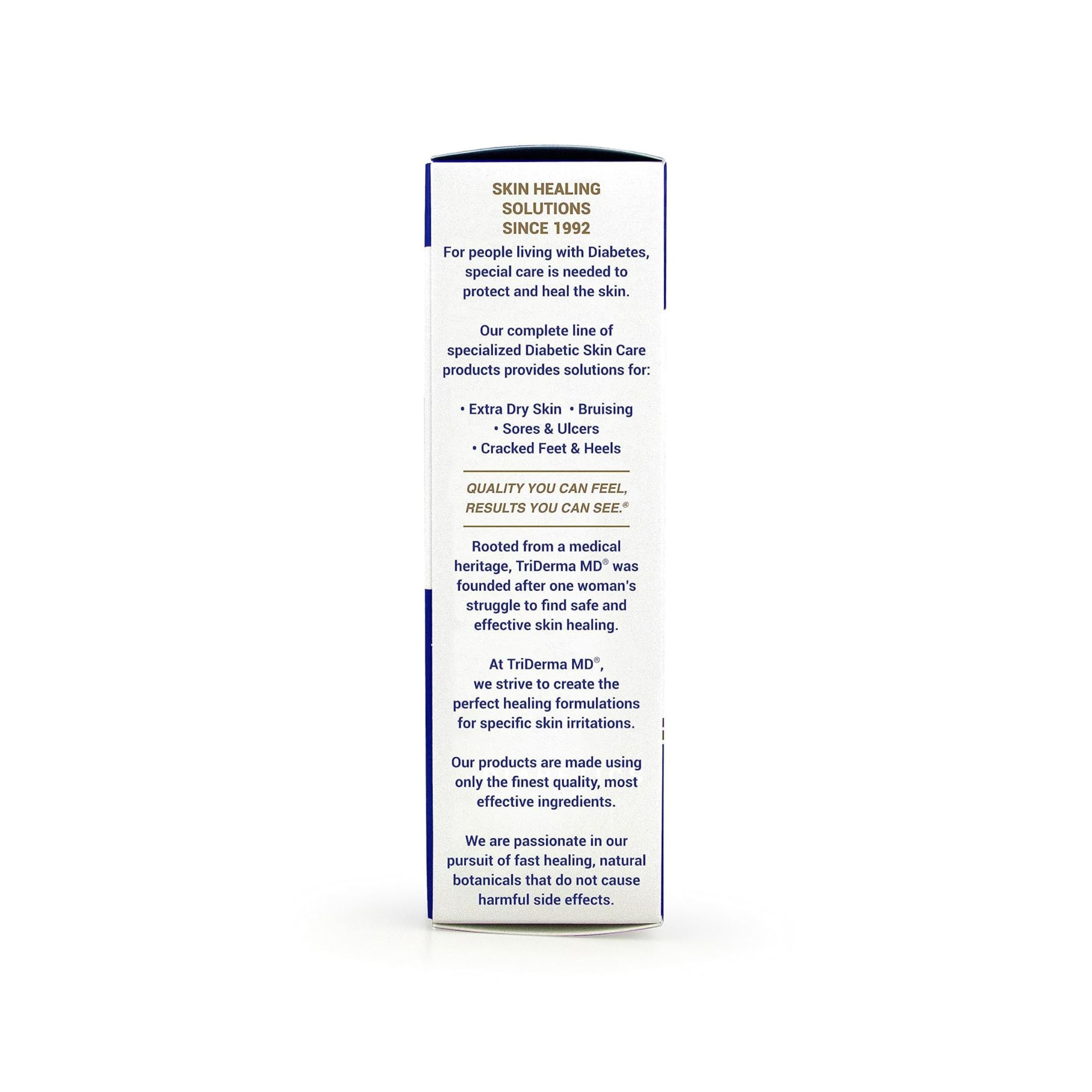 Triderma Diabetic Foot Defense Healing Cream, 4.2 Oz