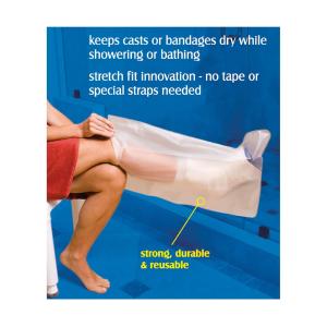 Carex E-Z Stretch Cast Protector, Leg