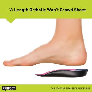 Profoot Plantar Fasciitis Insoles For Women Size 6 To 10 - 1 Pair