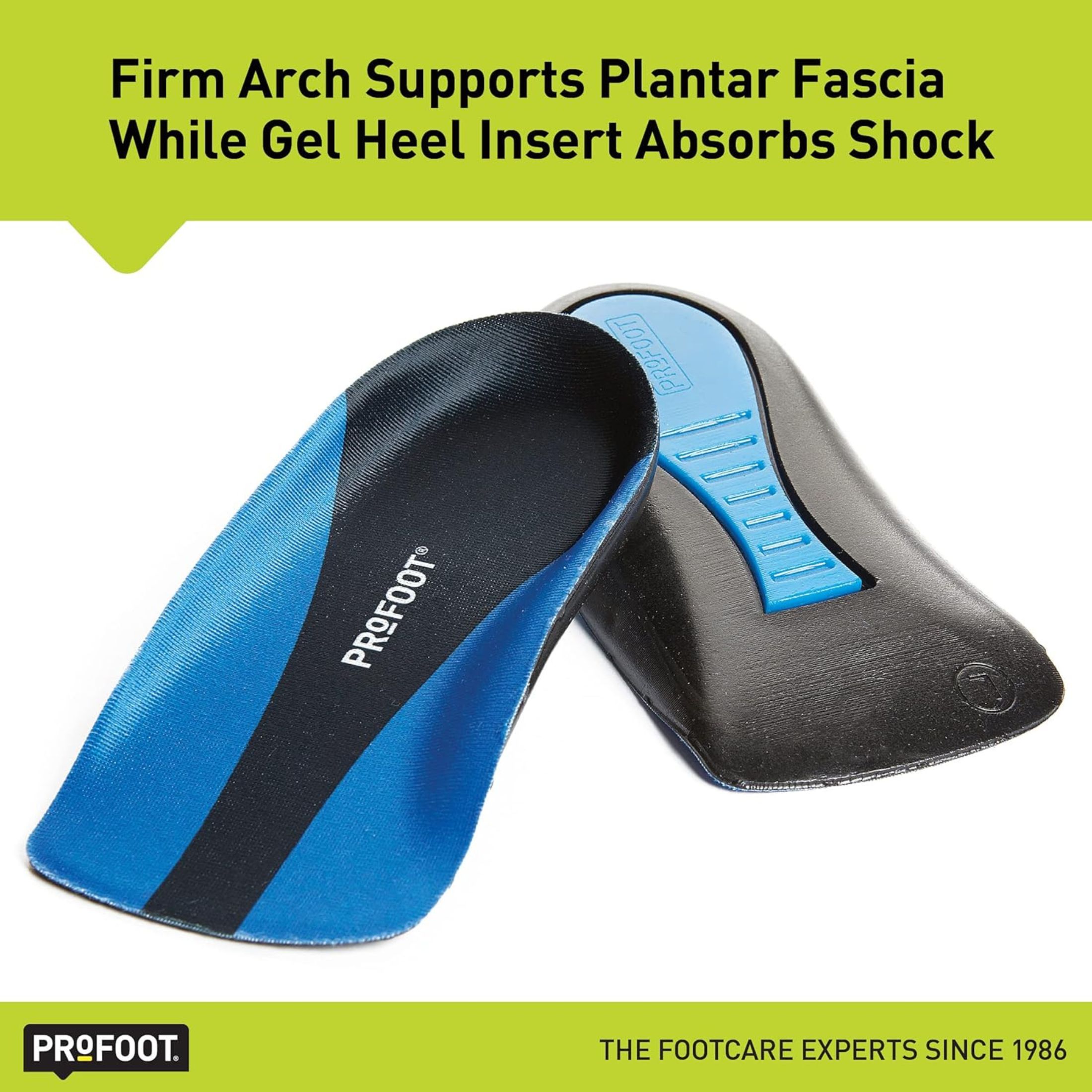 Profoot Plantar Fasciitis Insoles For Men - 1 Pair